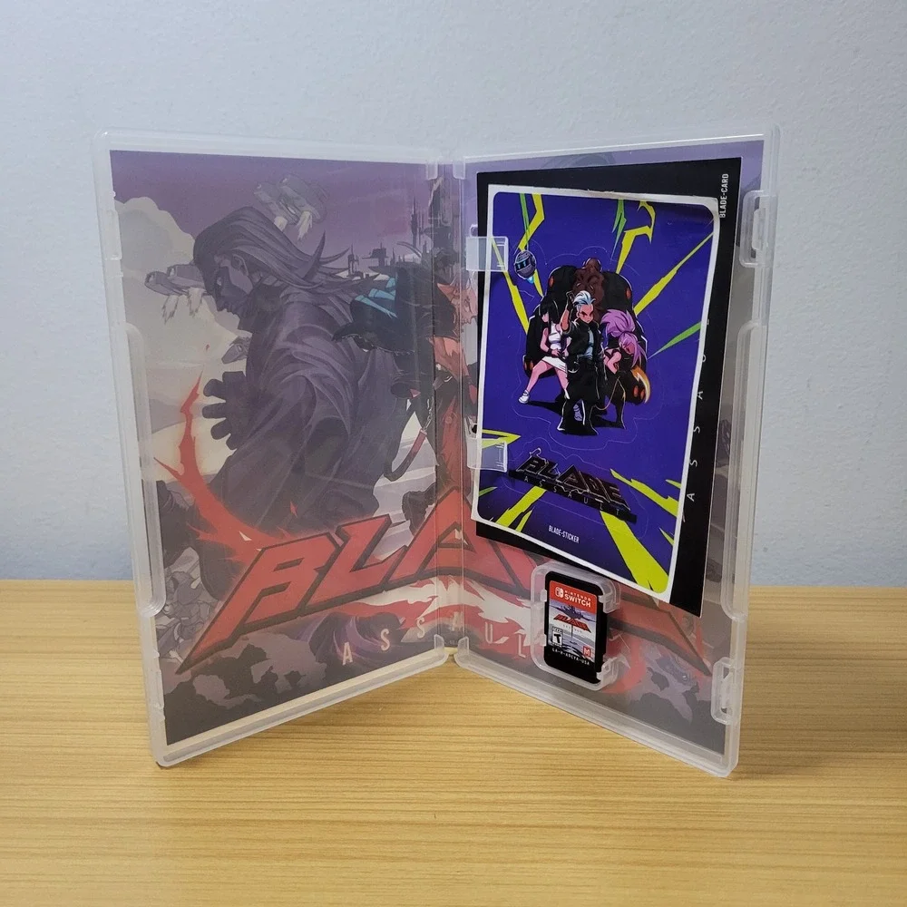 Blade Assault Launch Edition - Nintendo Switch Game w/ Sticker And Postcard - VG